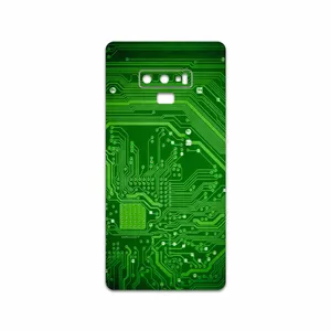 MAHOOT Green Printed Circuit Board Cover Sticker for Samsung Galaxy Note 9