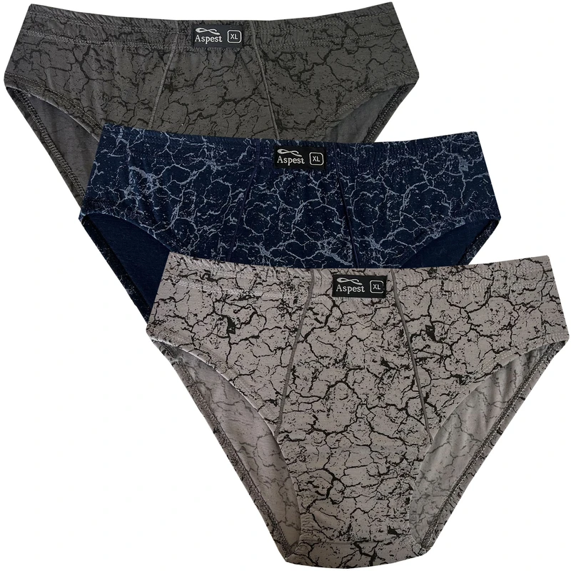 شورت اسلیپ مردانه اسپست مدل ASP-STN-SLP-3DRK مجموعه 3 عددی