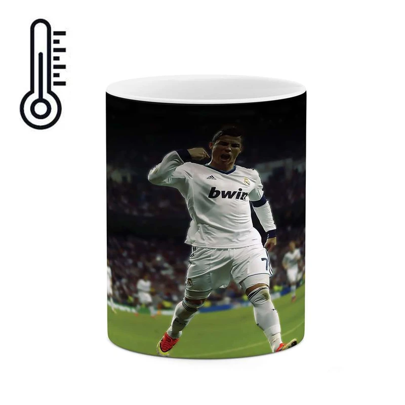 ماگ حرارتی کاکتی مدل کریستیانو رونالدو کد mgh10059