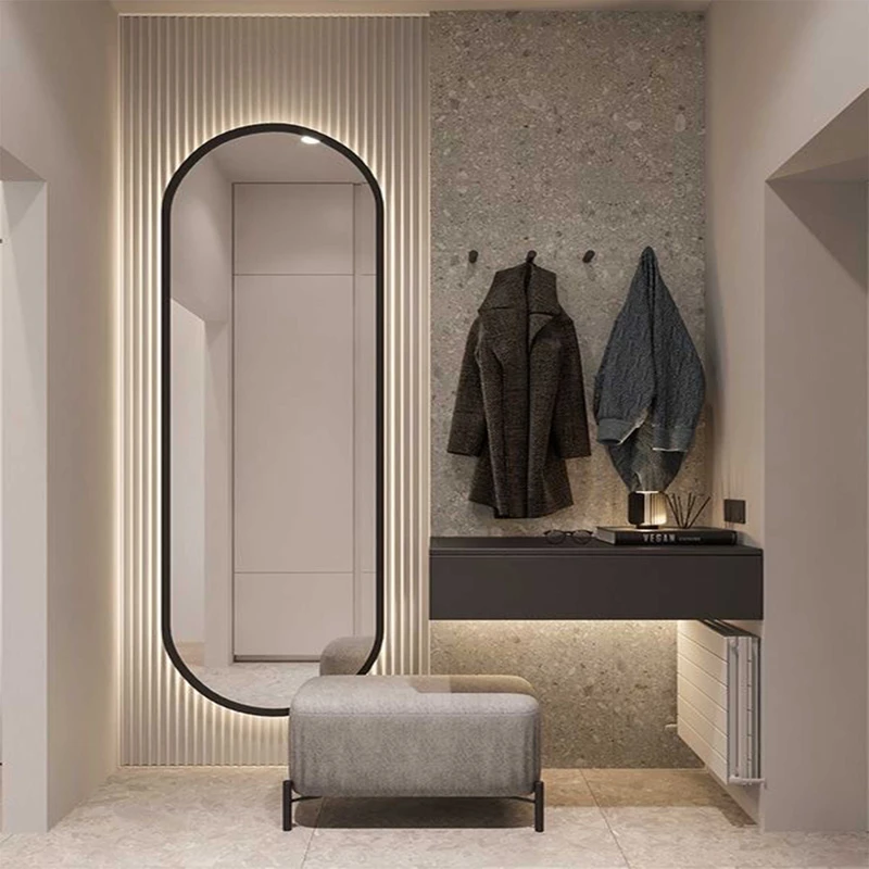 آینه مدل قدی چوبی طرح سرو کد w-160