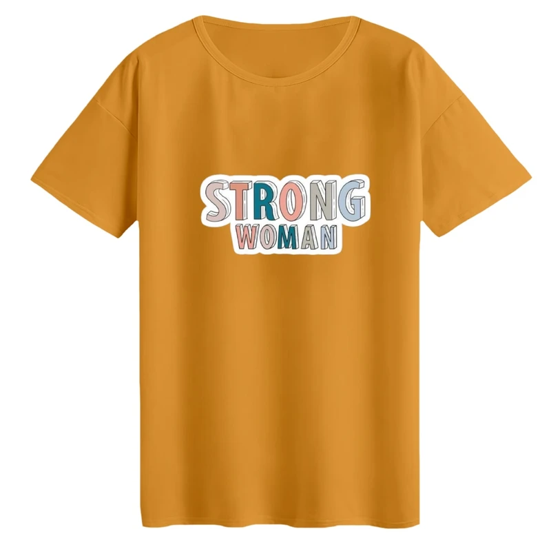 تی‌شرت لانگ آستین کوتاه زنانه مدل تکست فانتزی کد03