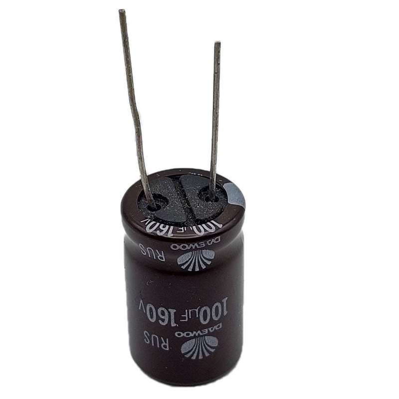 خازن الکترولیت 100میکرو فاراد 160ولت مدل 160 بسته 10 عددی
