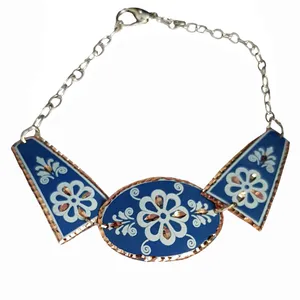 دستبند زنانه مدل میناکاری کد 5628