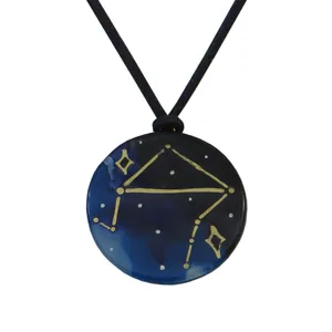گردنبند دخترانه طرح ماه مهر کد FG31