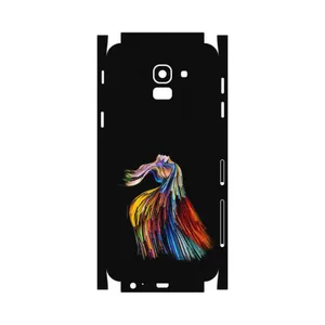 MAHOOT Rainbow Hair Digital Art-FullSkin Cover Sticker for Samsung Galaxy J6