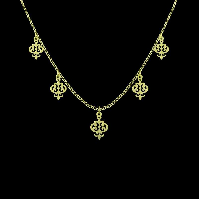 گردنبند طلا 18 عیار زنانه مدوپد مدل هندسی کد RNA15236 گردنبند طلا 18 عیار زنانه مدوپد مدل هندسی کد RNA15236