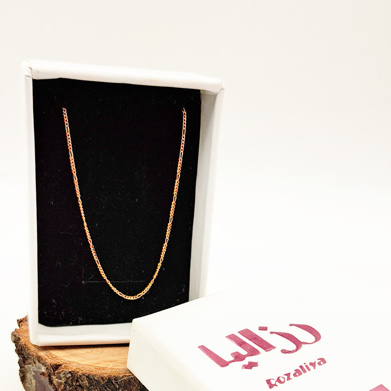 زنجیر طلا 18 عیار زنانه رزالیا مدل ZTR-1