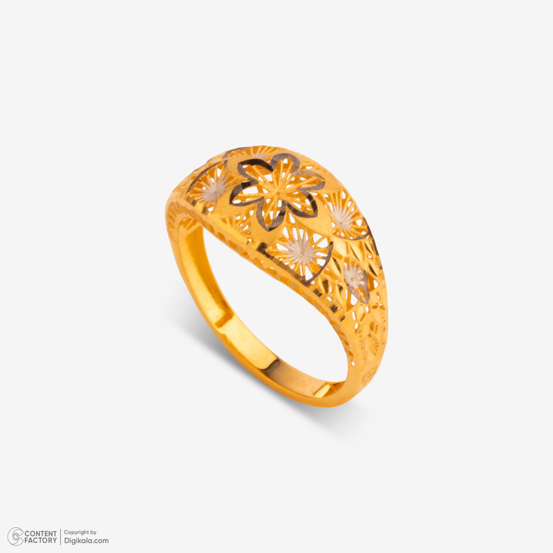 انگشتر طلا 18 عیار زنانه طلای مستجابی مدل آوا کد 67048  - 3