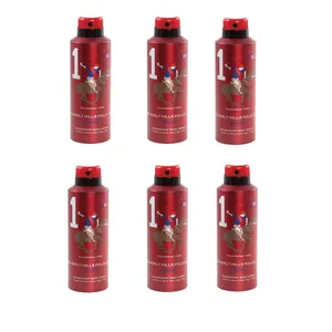 اسپری مردانه بورلی هیلز پولو کلاب مدل One حجم 175 میلی لیتر مجموعه 6 عددی