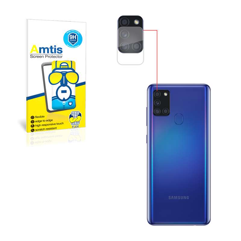 محافظ لنز دوربین امتیس مدل a21s مناسب برای گوشی موبایل سامسونگ GALAXY A21S