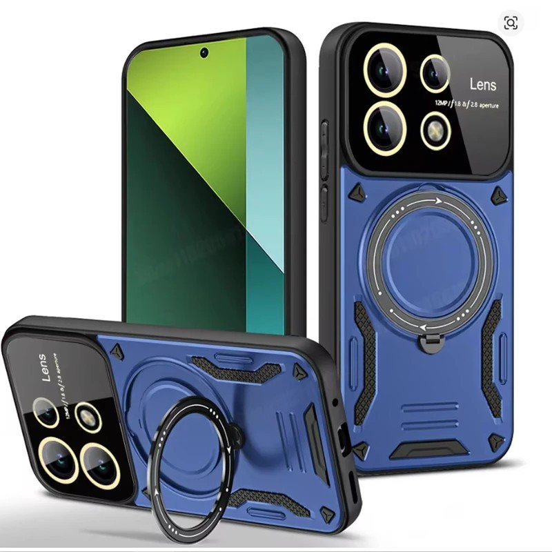 کاور گاردتک مدل Hybrid Armor مناسب برای گوشی موبایل شیائومی Redmi Note 13 Pro 4G/Poco M6 Pro همراه با بند