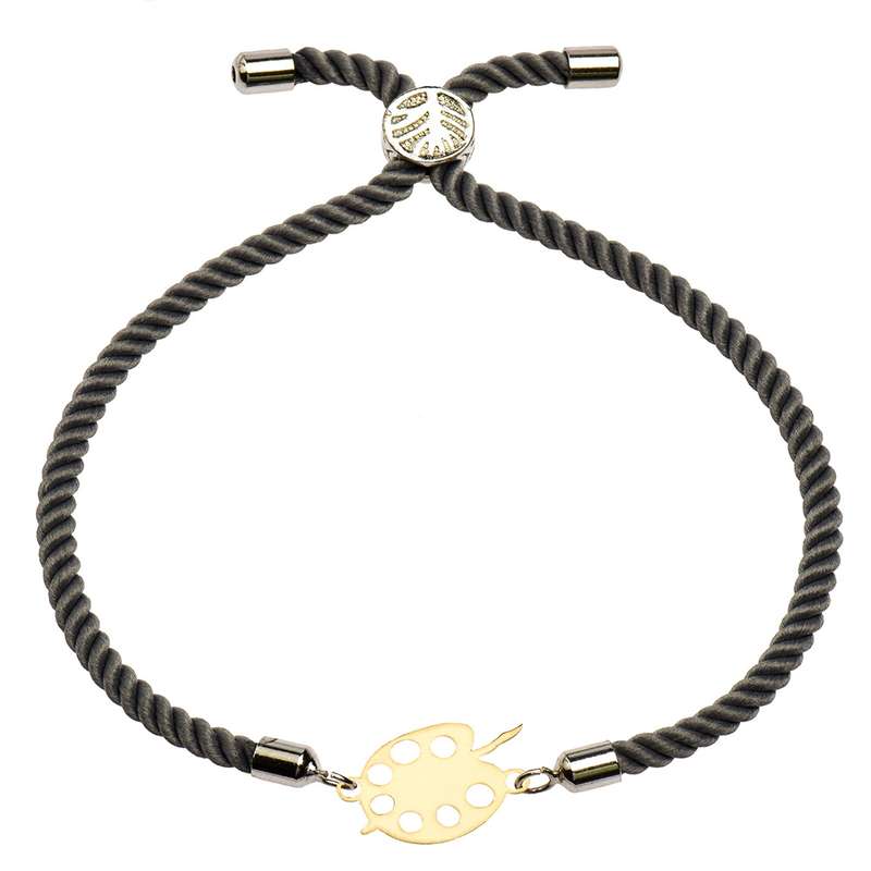 دستبند طلا 18 عیار زنانه کرابو طرح پالت نقاشی مدل Kr1717