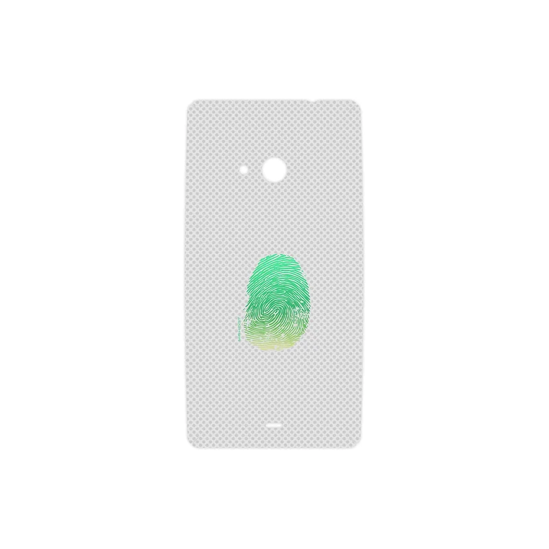 برچسب پوششی ماهوت مدل Minimal Fingerprint مناسب برای گوشی موبایل مایکروسافت Lumia 535