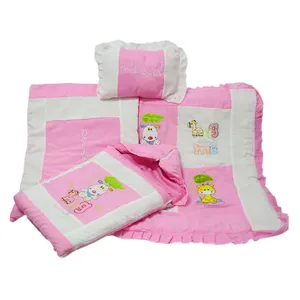  سرویس خواب 4 تکه نوزاد دوردونه طرح Hug Me