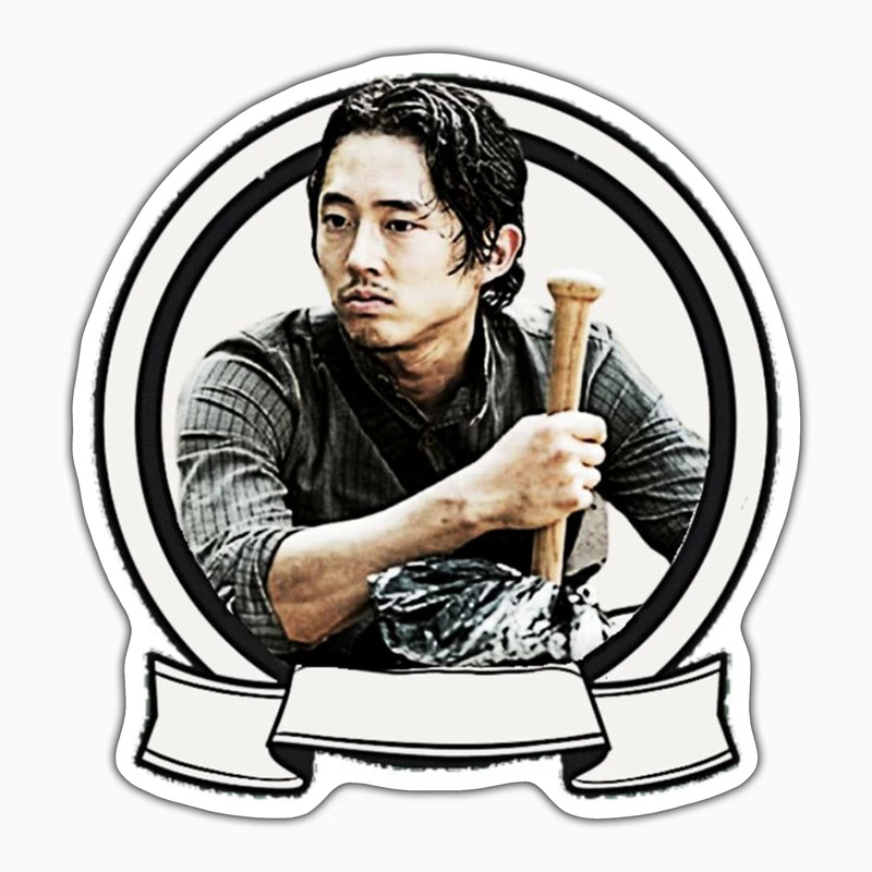 استیکر لپ تاپ و موبایل بووم طرح سریال Walkind Dead مدل Glenn2 کد FR94