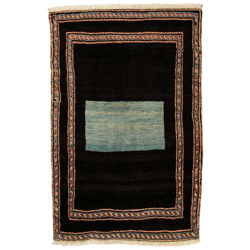 گبه دستباف دو و نیم متری شرکت سهامی فرش ایران طرح کف‌ساده کد 416540