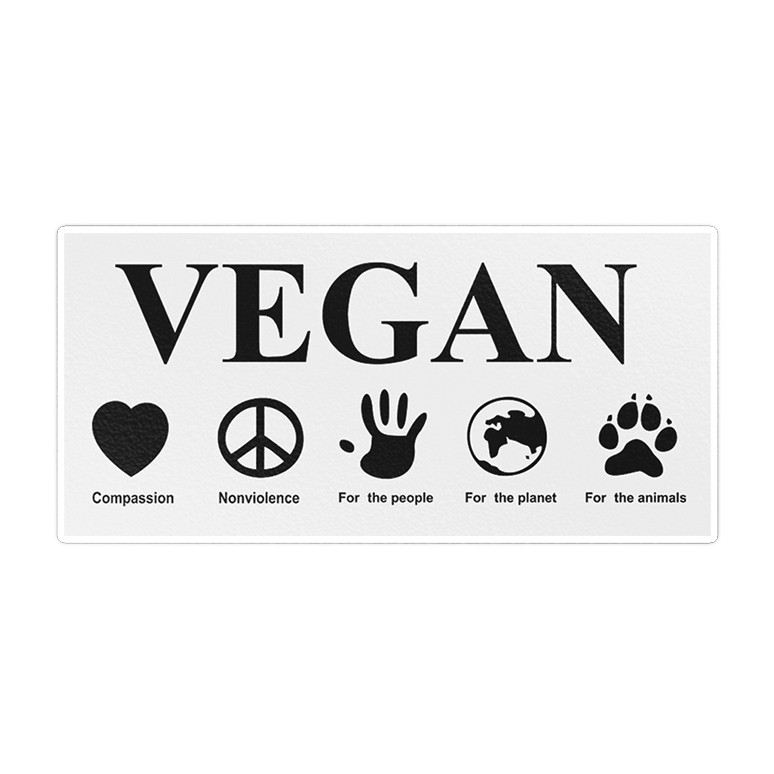 استیکر لپ تاپ ماسا دیزاین طرح vegan مدل STK1143