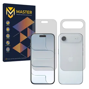 Master matte screen protector suitable for Apple iPhone 17 Air Mobile phone along with the back protector