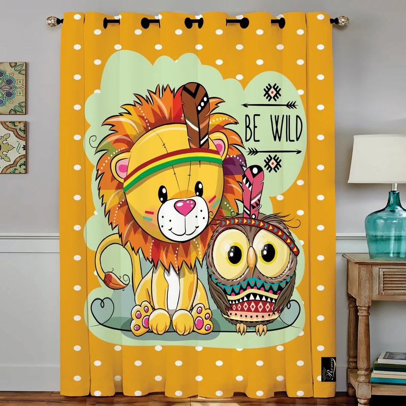 پرده رنس مدل C4-50613 سایز 190x140 سانتی متر