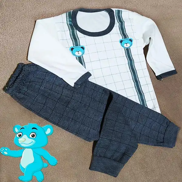 ست تی شرت و شلوار نوزادی مدل Teddy