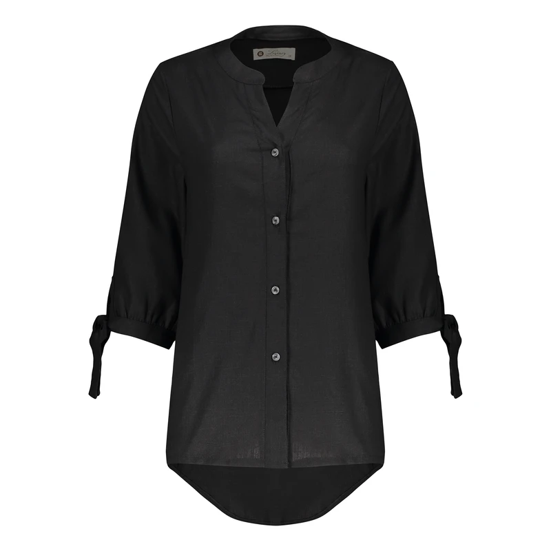 شومیز آستین سه ربع یقه هفت زنانه برندس مدل Q06