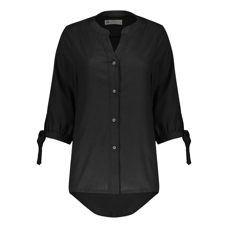 شومیز آستین سه ربع یقه هفت زنانه برندس مدل Q06