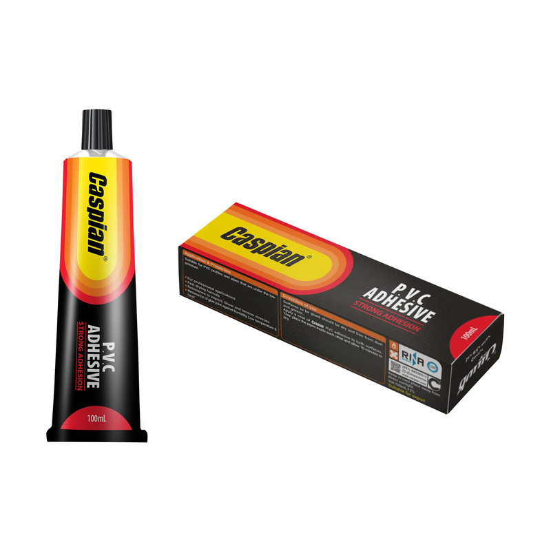 چسب پی وی سی کاسپین مدل تیوب  حجم 100 میلی‌لیتر
