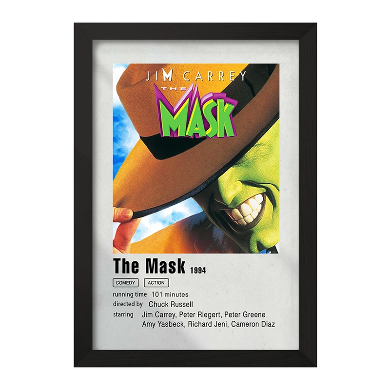 تابلو خندالو مدل ماسک (The Mask) کد F11306