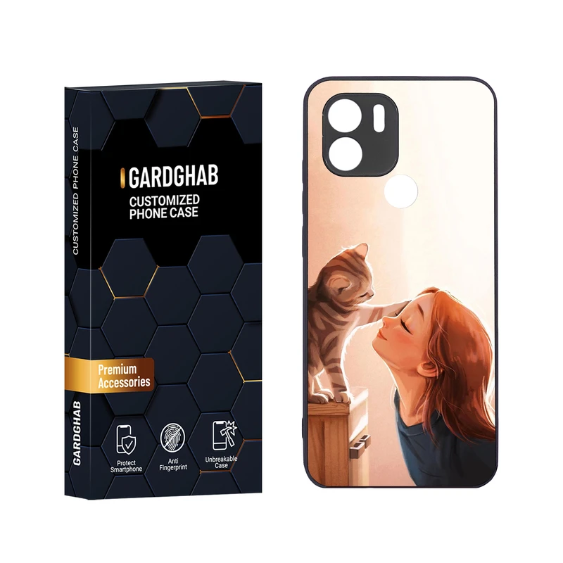 کاور گارد قاب مدل دور ژله ای دخترانه مناسب برای گوشی موبایل شیائومی Redmi A1 Plus / A2 Plus / Poco C50 / Poco C51