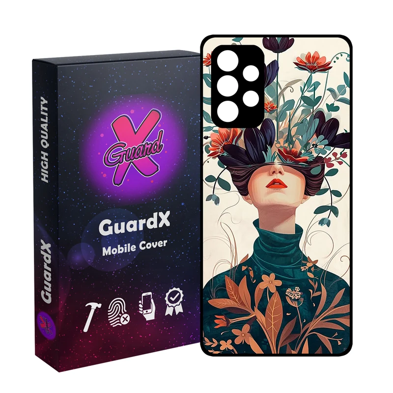 کاور گارد ایکس طرح دخترانه مدل 10779 مناسب برای گوشی موبایل سامسونگ Galaxy A32 4G
