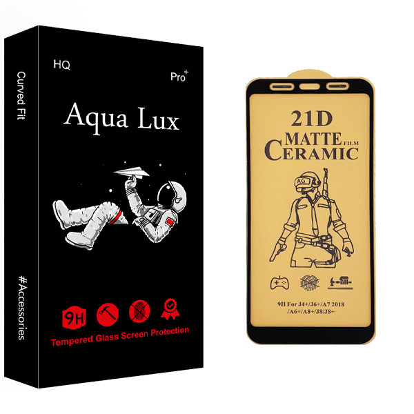 محافظ صفحه نمایش سرامیکی آکوا لاکس مدل +Pro مناسب برای گوشی موبایل سامسونگ Galaxy J4 Plus