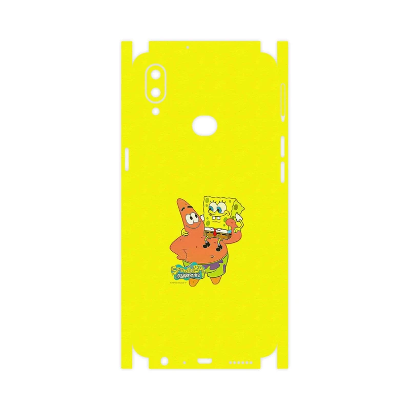 برچسب پوششی ماهوت مدل SpongeBob SquarePants-FullSkin مناسب برای گوشی موبایل سامسونگ Galaxy A10s