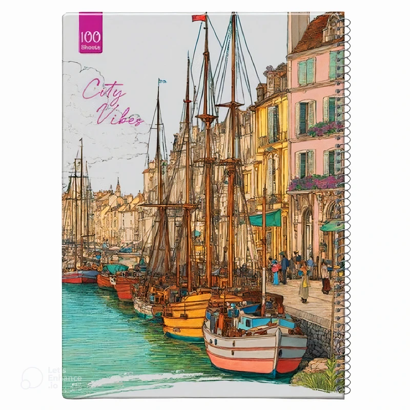 دفتر مشق 100 برگ مدل بناهای شهری کد 102179