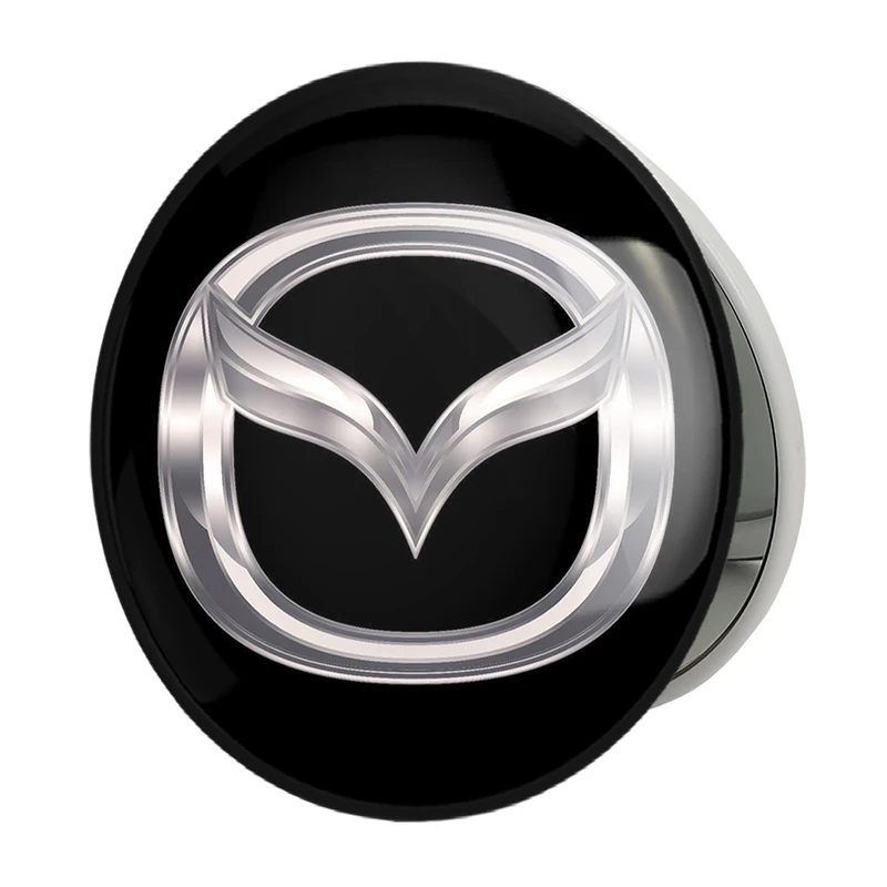 آینه جیبی خندالو طرح مزدا mazda مدل تاشو کد 23521 