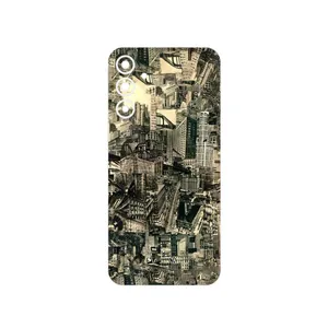 MAHOOT Collage of Skyscraper Cover Sticker for Samsung Galaxy A15