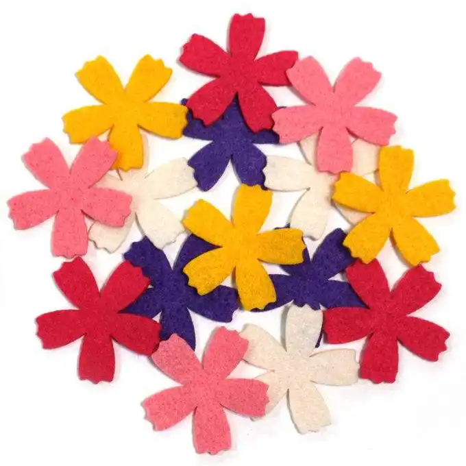 الگو نمد آرما نمد طرح گل کد 01 بسته 133 عددی