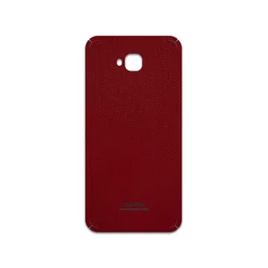 MAHOOT Red-Leather Cover Sticker for Asus Zenfone 4 Selfie