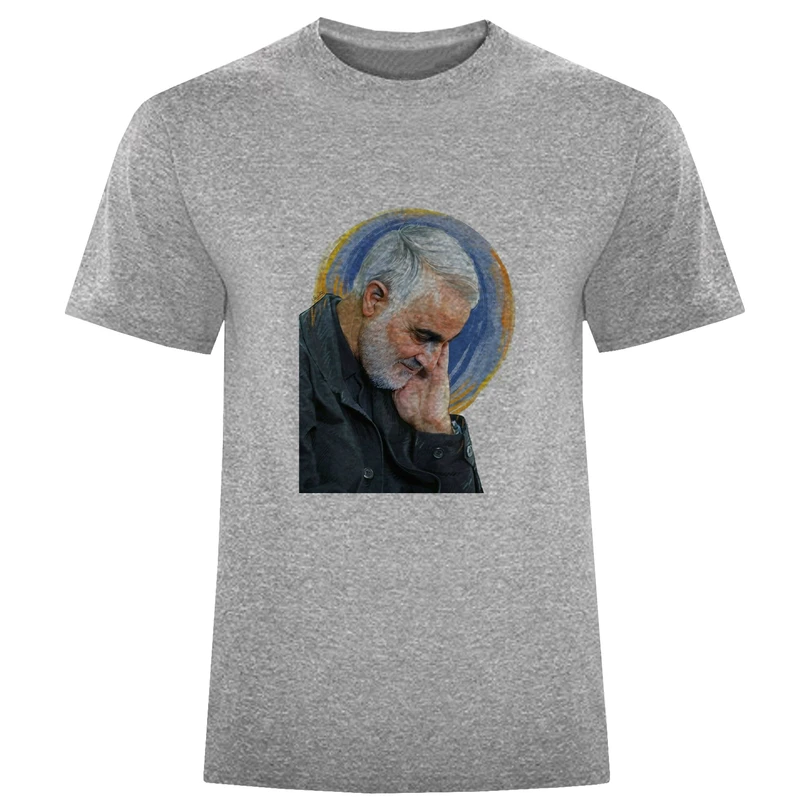 تی شرت آستین کوتاه مردانه مدل سردارسلیمانی D165