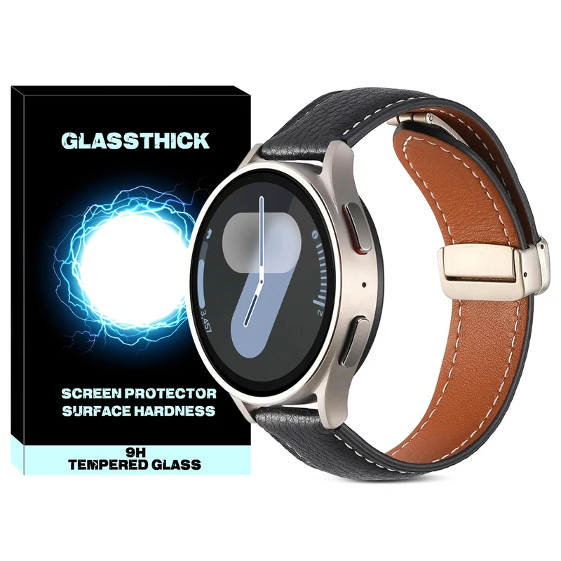 بند گلستیک مدل Mag Leather GL مناسب برای ساعت هوشمند سامسونگ Galaxy Watch 4 40mm / 4 44mm / 5 40mm / 5 44mm / 6 40mm / 6 44mm / 7 40mm / 7 44mm