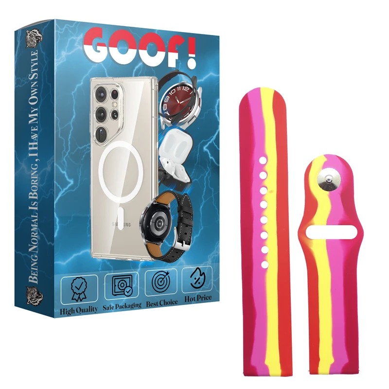 بند گوف مدل Rainbow-c2 مناسب برای ساعت هوشمند ساعت هوشمند آمیزفیت GTS / GTS2 / GTS 2E / GTS2 mini / GTS 4 mini