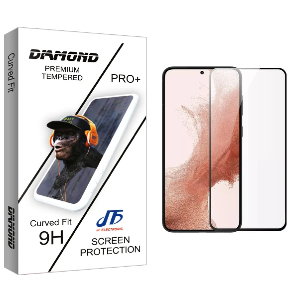 محافظ صفحه نمایش شیشه ای جی اف مدل Diamond FLGL مناسب برای گوشی موبایل سامسونگ Galaxy S23