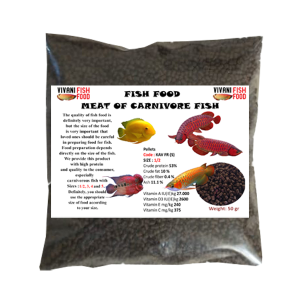 نقد و بررسی غذای ماهی رز کد KAV FR 1.2 وزن 50 گرم توسط خریداران