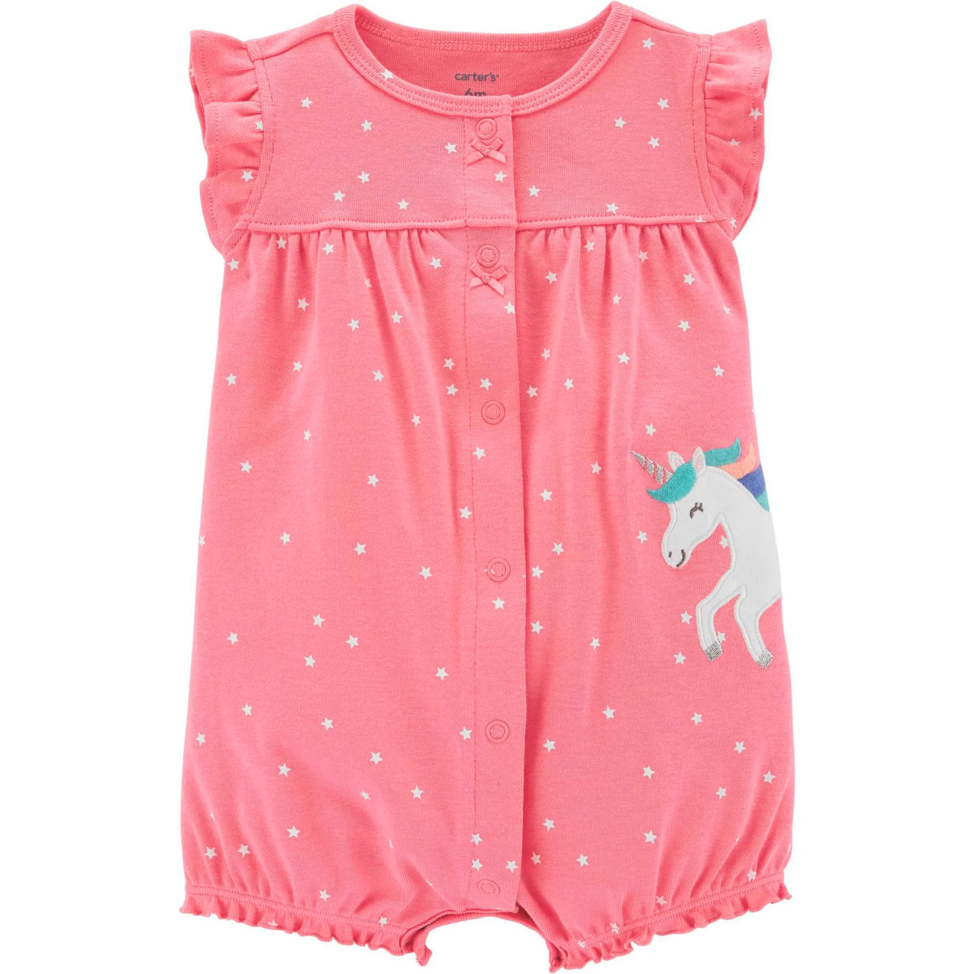 سرهمی نوزادی دخترانه کارترز طرح اسب تک شاخ کد M532