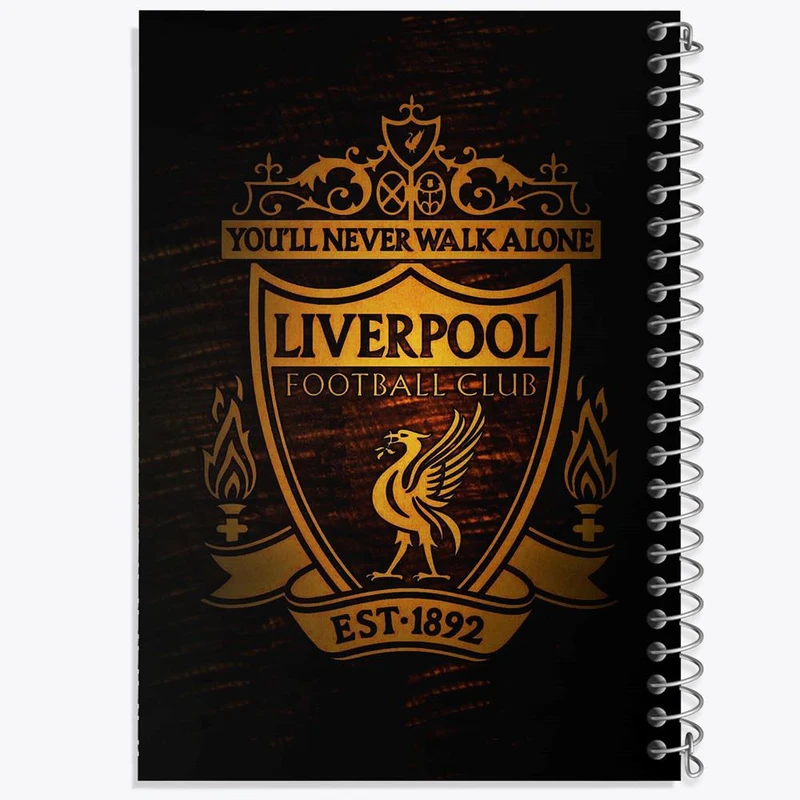 دفتر نقاشی 50 برگ خندالو مدل باشگاه لیورپول کد 26982