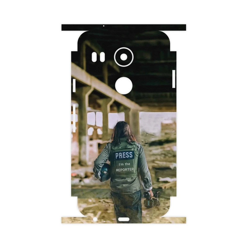 برچسب پوششی ماهوت مدل Reporter-FullSkin مناسب برای گوشی موبایل گوگل Nexus 5X