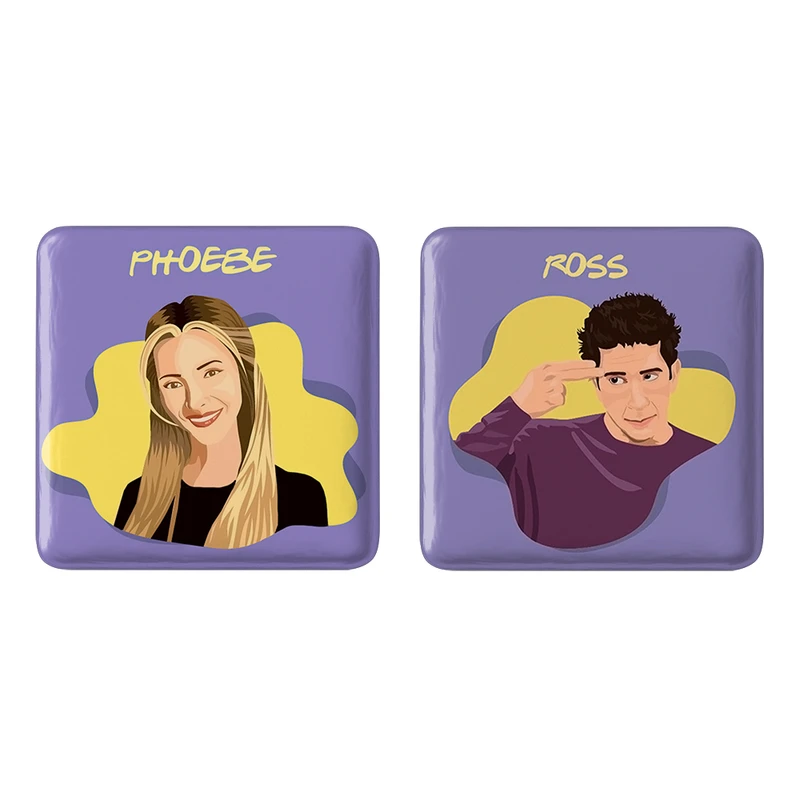 مگنت خندالو مدل سریال فرندز کد 39043905 مجموعه 2 عددی