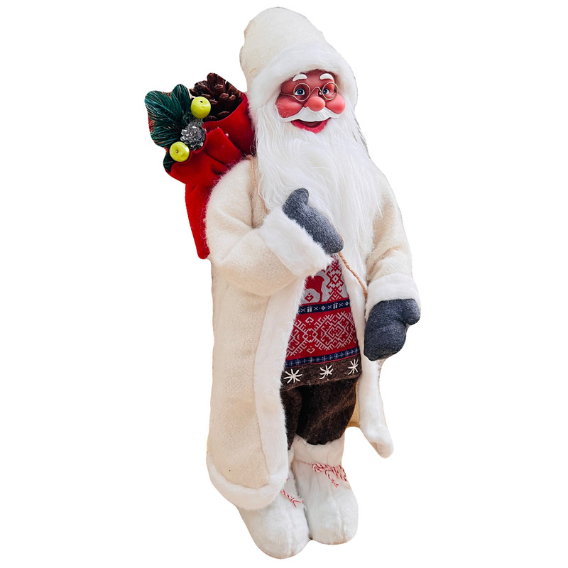 عروسک طرح بابانوئل مدل JIMI110 کد 003 ارتفاع 70 سانتی متر