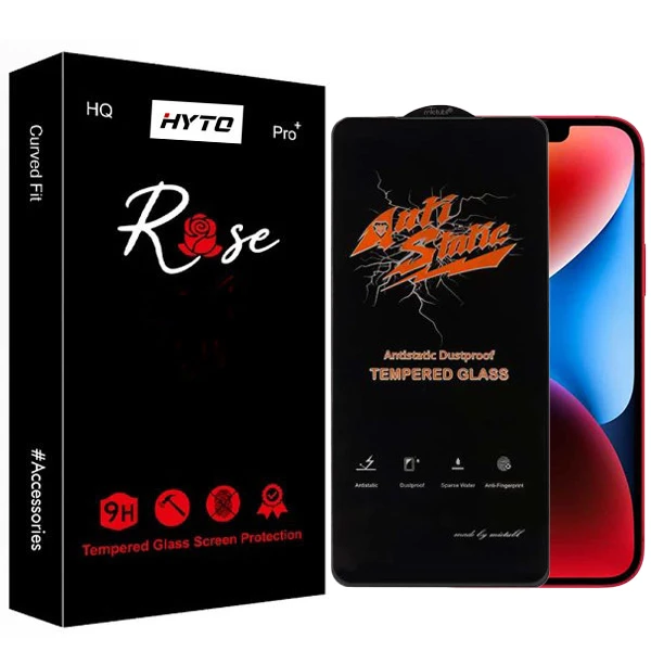 محافظ صفحه نمایش هیتو مدل Rose Antistatic Glavers مناسب برای گوشی موبایل اپل Iphone 14 plus / 13 pro Max