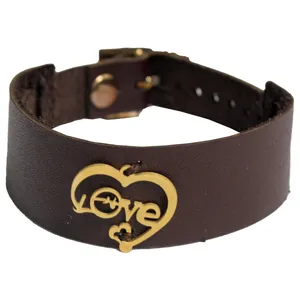 دستبند مدل چرم LOVE