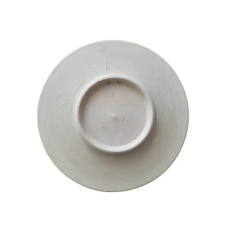 بشقاب دیوار کوب سفالی مدل نقطه کوبی ابان